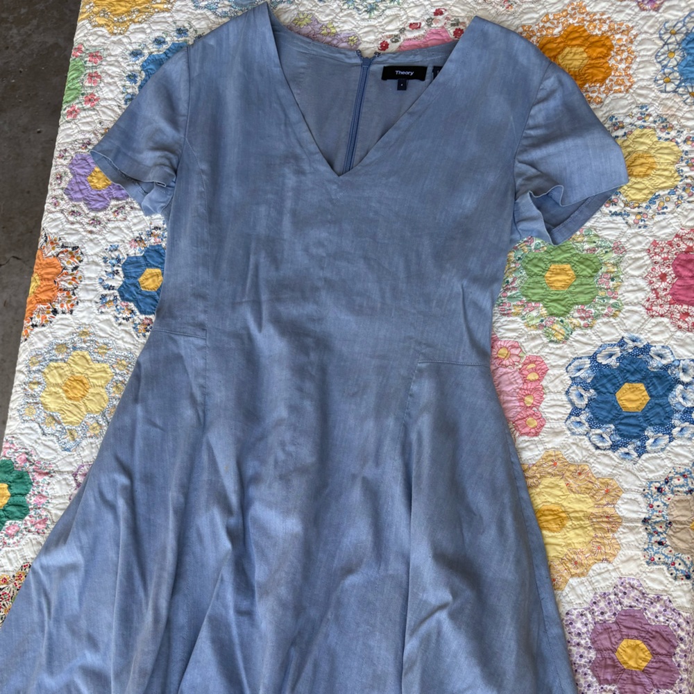 Theory Light Blue Women's Dress